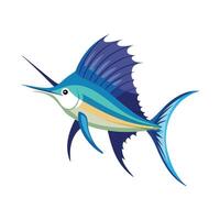 Charming Design of Sailfish vector