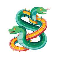 Charming Design of Slider Snakes vector