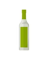 A bottle of olive oil on a white background vector