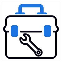tool box and toolkit vector