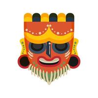 An illustration of a colorful mask vector