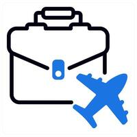 business travel and meeting vector