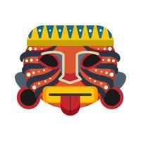 An illustration of a colorful mask vector