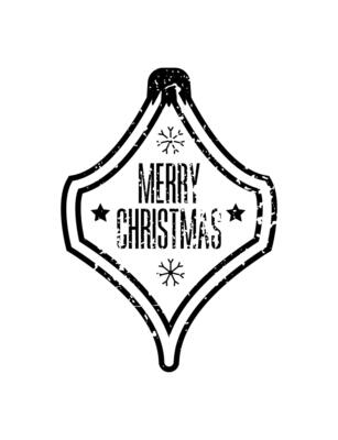 Merry Christmas Ornament