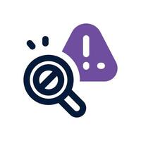 research dual tone icon. Sleek and modern icon for websites, mobile apps, marketing materials, and corporate design. Fully scalable and ready to use. vector