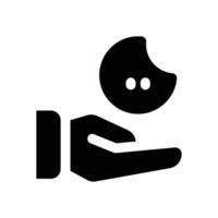 value glyph icon. Strong and solid icon for websites, mobile interfaces, presentations, and visual branding. High quality and easy to edit. vector