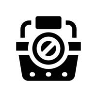 shopping basket glyph icon. Strong and solid icon for websites, mobile interfaces, presentations, and visual branding. High quality and easy to edit. vector