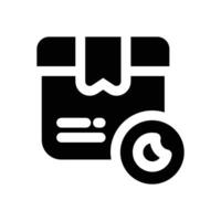 identity glyph icon. Strong and solid icon for websites, mobile interfaces, presentations, and visual branding. High quality and easy to edit. vector
