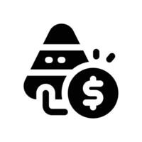 pyramid glyph icon. Strong and solid icon for websites, mobile interfaces, presentations, and visual branding. High quality and easy to edit. vector