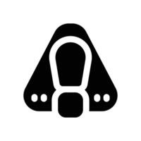full risk glyph icon. Strong and solid icon for websites, mobile interfaces, presentations, and visual branding. High quality and easy to edit. vector