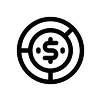 asset management line icon. Clean and minimalist icon for websites, mobile apps, presentations, and logos. Fully scalable and customizable for any project. vector