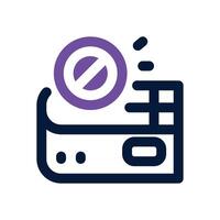 loss wallet dual tone icon. Sleek and modern icon for websites, mobile apps, marketing materials, and corporate design. Fully scalable and ready to use. vector