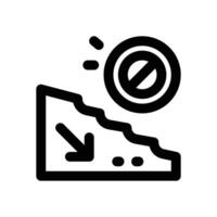 crisis line icon. Clean and minimalist icon for websites, mobile apps, presentations, and logos. Fully scalable and customizable for any project. vector