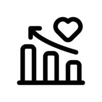 reputation line icon. Clean and minimalist icon for websites, mobile apps, presentations, and logos. Fully scalable and customizable for any project. vector