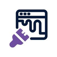 redesign dual tone icon. Sleek and modern icon for websites, mobile apps, marketing materials, and corporate design. Fully scalable and ready to use. vector