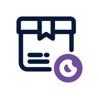 identity dual tone icon. Sleek and modern icon for websites, mobile apps, marketing materials, and corporate design. Fully scalable and ready to use. vector