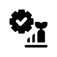 execution glyph icon. Strong and solid icon for websites, mobile interfaces, presentations, and visual branding. High quality and easy to edit. vector