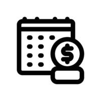 salary line icon. Clean and minimalist icon for websites, mobile apps, presentations, and logos. Fully scalable and customizable for any project. vector