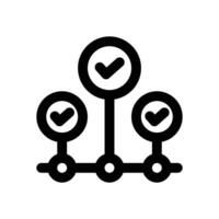 step line icon. Clean and minimalist icon for websites, mobile apps, presentations, and logos. Fully scalable and customizable for any project. vector