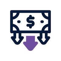 buyout dual tone icon. Sleek and modern icon for websites, mobile apps, marketing materials, and corporate design. Fully scalable and ready to use. vector