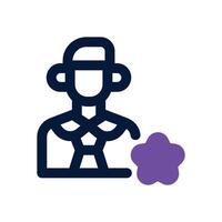 professional dual tone icon. Sleek and modern icon for websites, mobile apps, marketing materials, and corporate design. Fully scalable and ready to use. vector