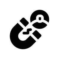 customer acquisition glyph icon. Strong and solid icon for websites, mobile interfaces, presentations, and visual branding. High quality and easy to edit. vector