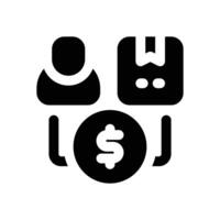 consumption glyph icon. Strong and solid icon for websites, mobile interfaces, presentations, and visual branding. High quality and easy to edit. vector
