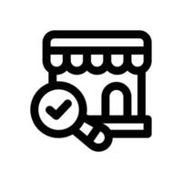 sales analysis line icon. Clean and minimalist icon for websites, mobile apps, presentations, and logos. Fully scalable and customizable for any project. vector
