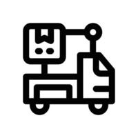 supply chain line icon. Clean and minimalist icon for websites, mobile apps, presentations, and logos. Fully scalable and customizable for any project. vector
