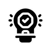 project management glyph icon. Strong and solid icon for websites, mobile interfaces, presentations, and visual branding. High quality and easy to edit. vector