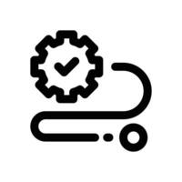 procedure line icon. Clean and minimalist icon for websites, mobile apps, presentations, and logos. Fully scalable and customizable for any project. vector
