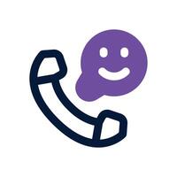 phone call dual tone icon. Sleek and modern icon for websites, mobile apps, marketing materials, and corporate design. Fully scalable and ready to use. vector