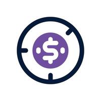 asset management dual tone icon. Sleek and modern icon for websites, mobile apps, marketing materials, and corporate design. Fully scalable and ready to use. vector