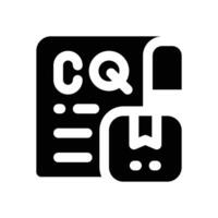 quality control glyph icon. Strong and solid icon for websites, mobile interfaces, presentations, and visual branding. High quality and easy to edit. vector