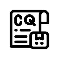 quality control line icon. Clean and minimalist icon for websites, mobile apps, presentations, and logos. Fully scalable and customizable for any project. vector