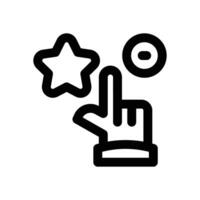 good choice line icon. Clean and minimalist icon for websites, mobile apps, presentations, and logos. Fully scalable and customizable for any project. vector
