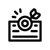 goal list line icon. Clean and minimalist icon for websites, mobile apps, presentations, and logos. Fully scalable and customizable for any project. vector