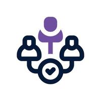 resource dual tone icon. Sleek and modern icon for websites, mobile apps, marketing materials, and corporate design. Fully scalable and ready to use. vector