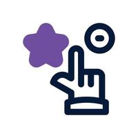 good choice dual tone icon. Sleek and modern icon for websites, mobile apps, marketing materials, and corporate design. Fully scalable and ready to use. vector