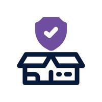 product safety dual tone icon. Sleek and modern icon for websites, mobile apps, marketing materials, and corporate design. Fully scalable and ready to use. vector
