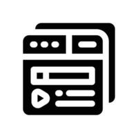 blogging glyph icon. Strong and solid icon for websites, mobile interfaces, presentations, and visual branding. High quality and easy to edit. vector