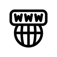 internet line icon. Clean and minimalist icon for websites, mobile apps, presentations, and logos. Fully scalable and customizable for any project. vector