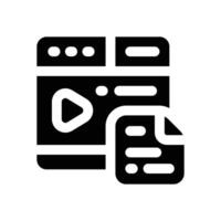 copywriting glyph icon. Strong and solid icon for websites, mobile interfaces, presentations, and visual branding. High quality and easy to edit. vector