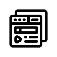 blogging line icon. Clean and minimalist icon for websites, mobile apps, presentations, and logos. Fully scalable and customizable for any project. vector