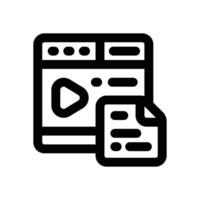 copywriting line icon. Clean and minimalist icon for websites, mobile apps, presentations, and logos. Fully scalable and customizable for any project. vector