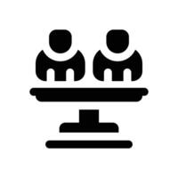 stability glyph icon. Strong and solid icon for websites, mobile interfaces, presentations, and visual branding. High quality and easy to edit. vector