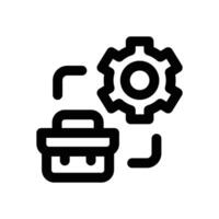 progress line icon. Clean and minimalist icon for websites, mobile apps, presentations, and logos. Fully scalable and customizable for any project. vector