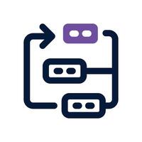 priority dual tone icon. Sleek and modern icon for websites, mobile apps, marketing materials, and corporate design. Fully scalable and ready to use. vector