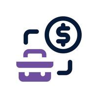 business dual tone icon. Sleek and modern icon for websites, mobile apps, marketing materials, and corporate design. Fully scalable and ready to use. vector