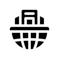 company glyph icon. Strong and solid icon for websites, mobile interfaces, presentations, and visual branding. High quality and easy to edit. vector